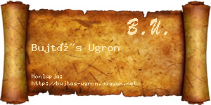 Bujtás Ugron névjegykártya